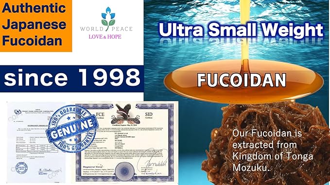 Sweetened [Ultra Low Molecular Weight Fucoidan Beverage] Made in Japan Brown Seaweed Mozuku Juice