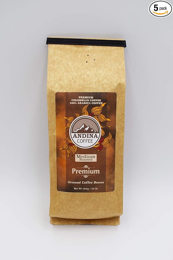 Andina Colombian Premium Medium Roast - Auto-drip Ground Coffee (5)