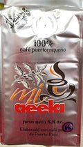 Cafe MI AEELA 100% Cafe Puertorriqueño 8.8 OZ Ground Coffee Bag