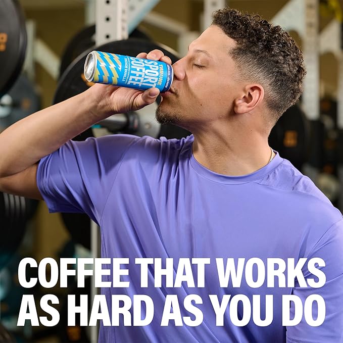 Throne Sport Coffee Cold Brew – Low Sugar. 150mg Natural Caffeine and B Vitamins – Dairy-Free Low Calorie –Premium Arabica NSF Certified Active Lifestyles – Sea Salt Caramel 12 Pack