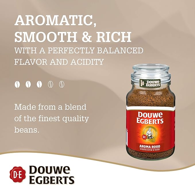 Douwe Egberts Aroma Rood Instant Coffee 200G Jar