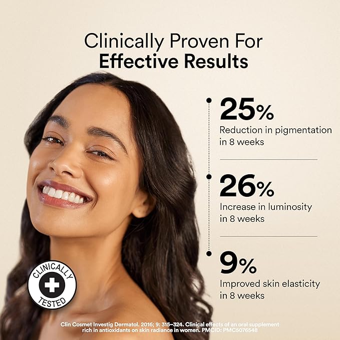 WELLBEING NUTRITION Glow Korean Marine Collagen | Clinically Proven Type 1 &amp 3 Peptides SkinAX Glutathione Resveratrol | Pinacolada - 6 Sachets