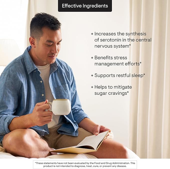 THORNE - 5-HTP - Contains Vitamin B6 - Serotonin Support for Sleep &amp Stress Management* - 5-Hydroxytryptophan Supplement - Third-Party Certified - Gluten Dairy &amp Soy-Free - 90 Capsules
