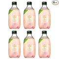 Tomomasu Japanese Peach Cider Soft Drink (6 Pack Total of 60fl.oz)