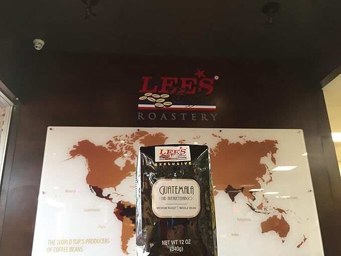 Lee's Coffee Exclusive Whole Bean Guatemala SHB Huehuetenango 12 Ounce