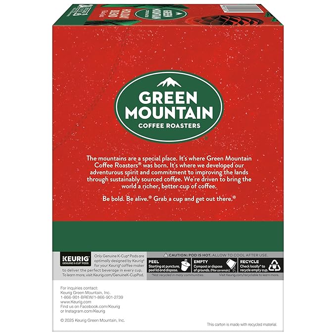 Green Mountain Coffee Roasters Holiday Blend Keurig Single Serve K-Cup Pods 96 Count