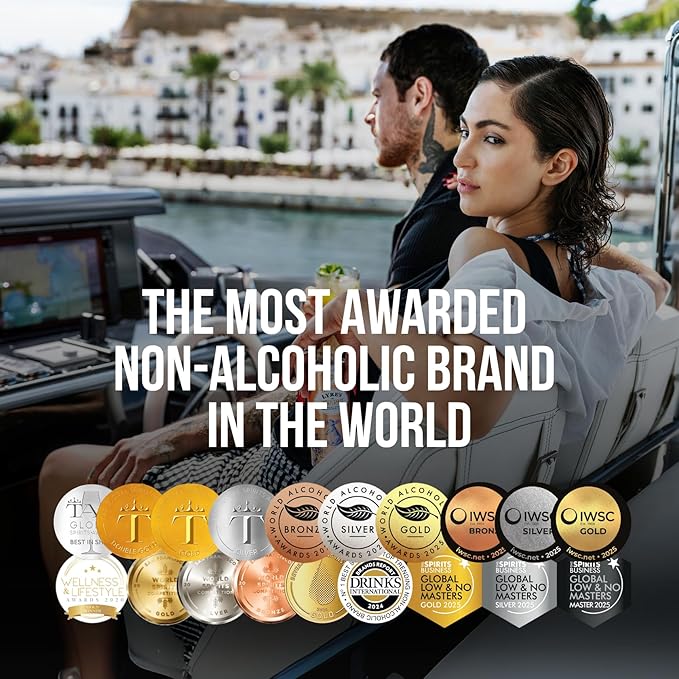 Lyre's Classico Grande Case Non Alcoholic Sparkling Wine Award-Winning Alcohol Free Wine with Only 1.1g Sugar per Fl Oz Premium Zero Alcohol Drink for Mocktails &amp Special Occasions (25.4 Fl Oz