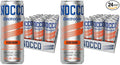 NOCCO Zero Sugar Electrolyte Drink Blood Orange - 12 Fl Oz (Pack of 24) - 200mg Caffeine Sugar Free with Electrolytes Carbonated &amp Low Calorie B Vitamins Grab &amp Go Performance Drink