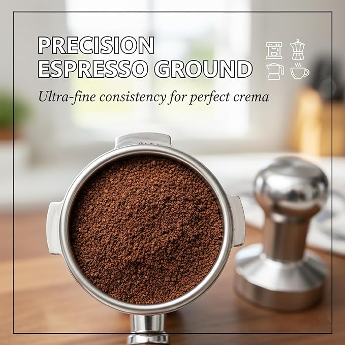 FLORIANUS Peruvian Coffee – Premium 100% Arabica Whole Bean &amp Ground – Medium &amp Dark Roast – 17.64 oz (500g) (Dark Roast Espresso)