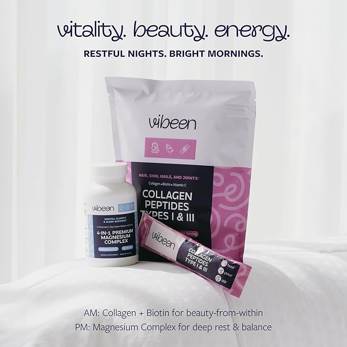 Hydrolyzed Collagen Peptides Powder Packets with Biotin &amp Vitamin C 11g Collagen Per Serving Stick Grass-Fed Bovine Type 1 and 3 Per Serving (Unflavored) (20 Servings)