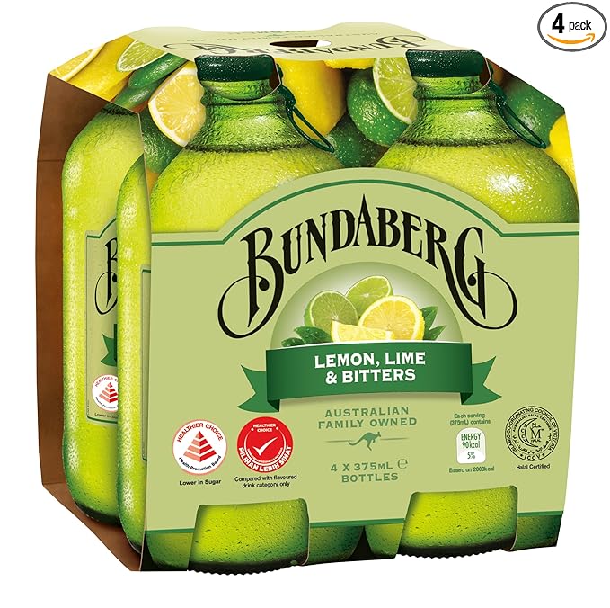 Bundaberg Lemon Lime &amp Bitters 4-pk 12.7 fl oz