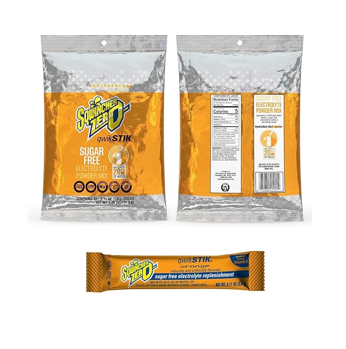Zero Sugar Qwik Stik Bundle - Assorted Electrolyte Powdered Beverage Mix - 20 oz Yield Per Unit - Pack of 300