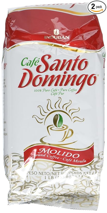 Cafe Molido Santo Domingo Coffee 1 Lb - 2pack