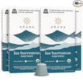 G GRANA Coffee Pods Compatible with Nespresso OriginalLine 40 Count Dark Roast USDA Organic 100% Arabica Single Source Specialty Coffee Compostable Single Serve Capsules Las Barrancas