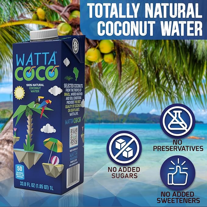 Beverages - WATTACOCO - WATTACOCO WHOLE COCONUT WATER