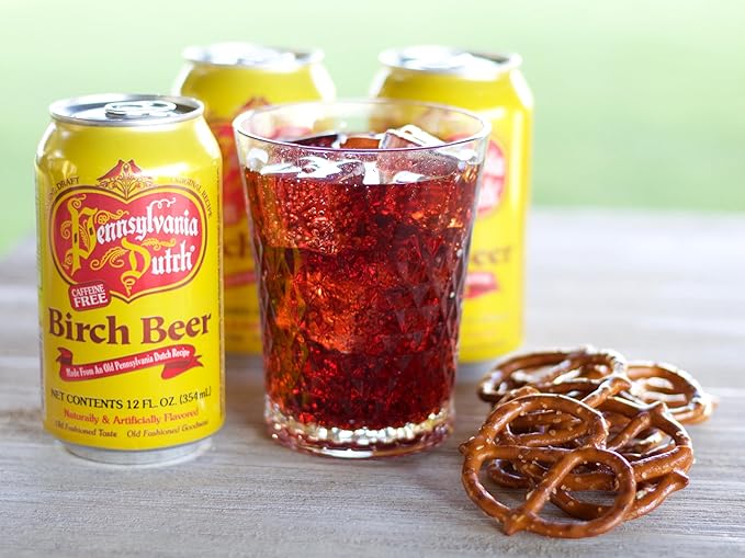AmishTastes PA Dutch Birch Beer Protected With High-Density Foam 12 Oz. (Case of 24)