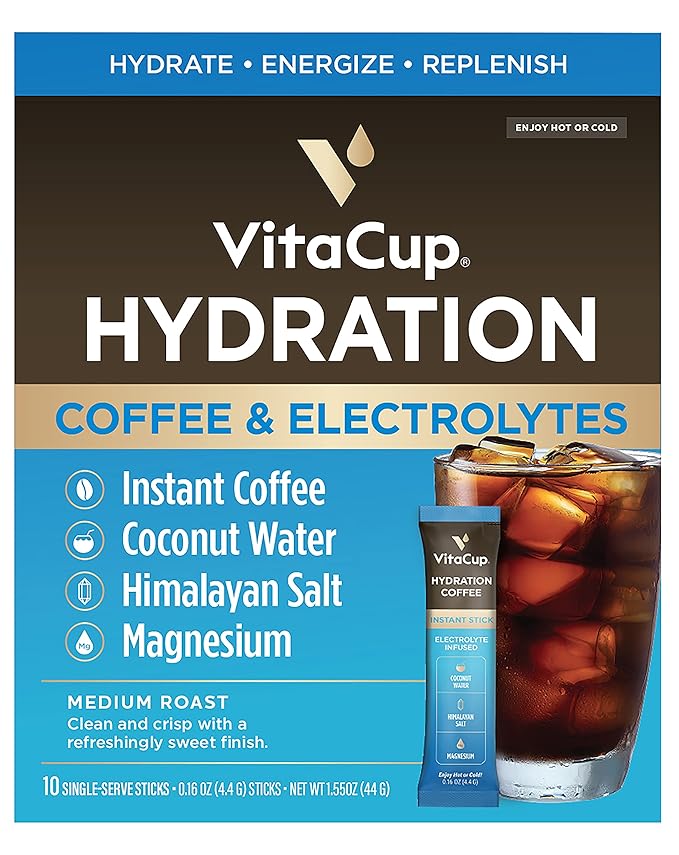 VitaCup Instant Slim Coffee 10Ct &amp Hydration 10Ct