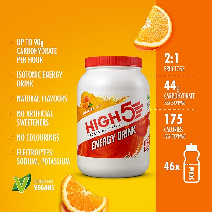 High5 Energy Source Orange Jar 2.2Kg