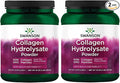 Swanson High Plains Collagen Hydrolysate Peptides Powder for Adults Over 30 Seeking Hair Skin Nail and Joint Support - Unflavored (1 lb 2 Pack)