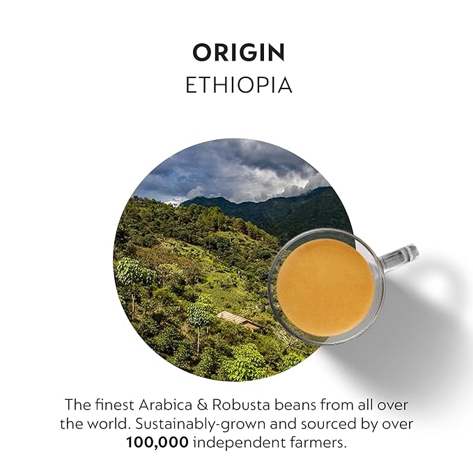 Nespresso Capsules Original Line Ethiopia Master OriginMild Roast Coffee 50 Count Coffee Pods