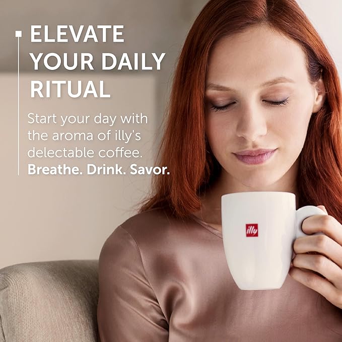 illy Decaf Whole Bean Coffee Classico Decaffeinated Medium Roast 100% Arabica Premium Italian Coffee Ideal for Espresso Drip Moka and French Press Brewing 8.8oz 12 Pack