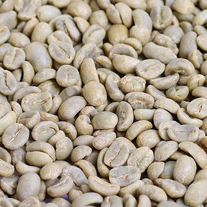 Gourmet Raw Unroasted Whole Coffee Beans by It's Delish 2lbs Bulk 100% Arabica Whole Espresso Beans | Ready to Roast Grind &amp Brew Natural &amp Kosher