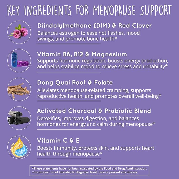 Happy Healthy Hippie Go with The Flow Menopause Support &amp Vegan Collagen Builder Collagen Pills