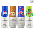 SodaStream Pepsi Mug Root Pepsi Wild Cherry &amp MTN Dew Variety Pack 440ml Pack of 4