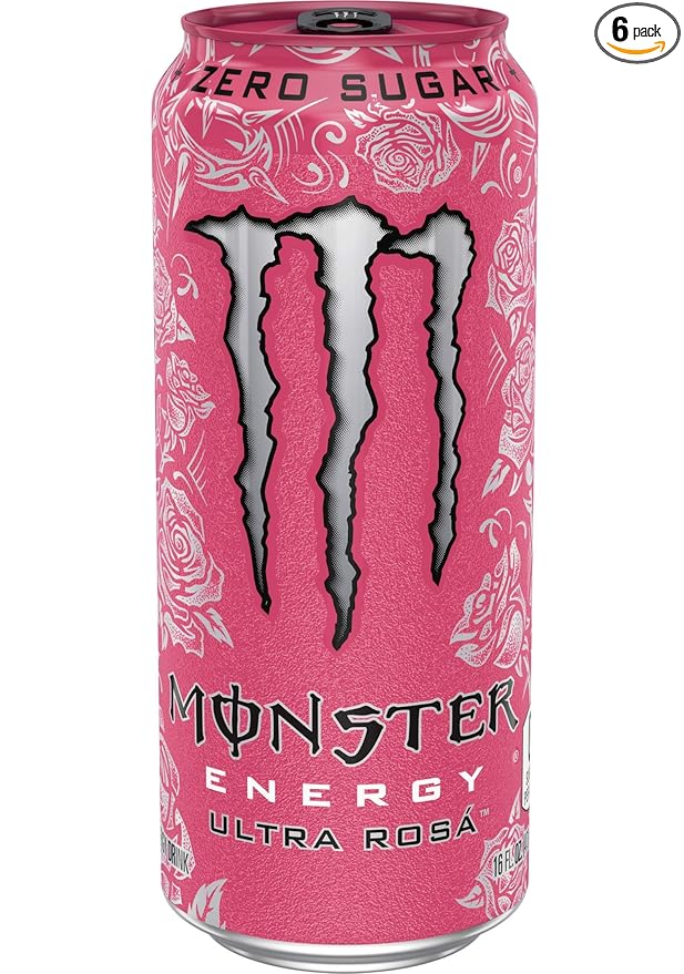 Monster Energy Ultra Fiesta &amp Ultra Rosa 16 ounce cans (Ultra Rosa 6 Cans)