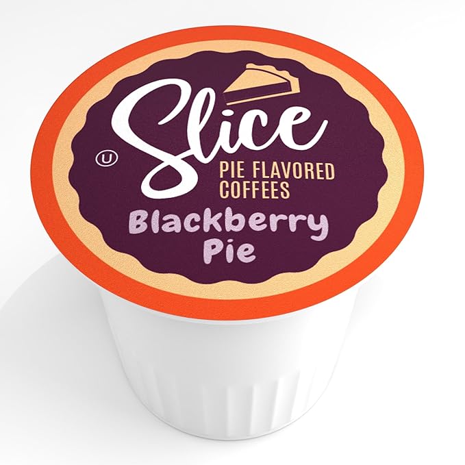 Slice Coffee Flavored Coffee for Keurig K Cup Brewers Blackberry Pie 40 Count