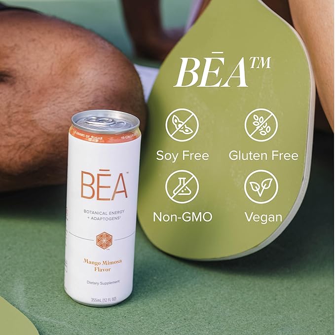 Isagenix BEA Sparkling Energy Drink - Energy &amp Metabolism Support - Whole-Food Sourced Ingredients - Includes Antioxidant Vitamins A C &amp E - Vegan-Friendly - Citrus Sunshine 12 Servings