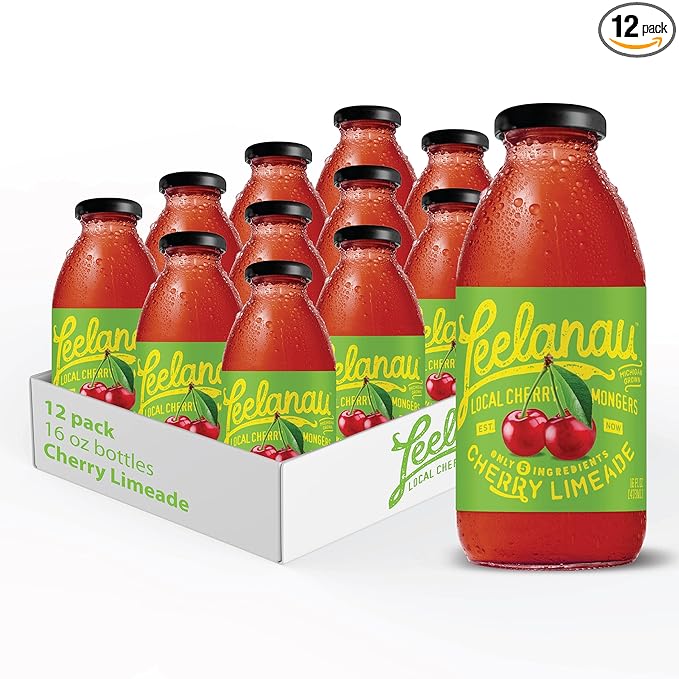 Leelanau Cherry Limeade 16 fl oz (Pack of 12)