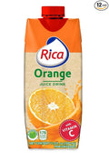 Orange Juice Drink Jugo de Naranja RICA 330 mL (12 Pack)