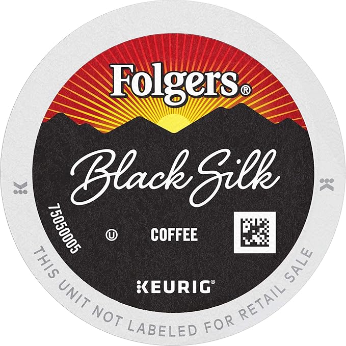 Folgers Black Silk Dark Roast Coffee 96 Keurig K-Cup Pods