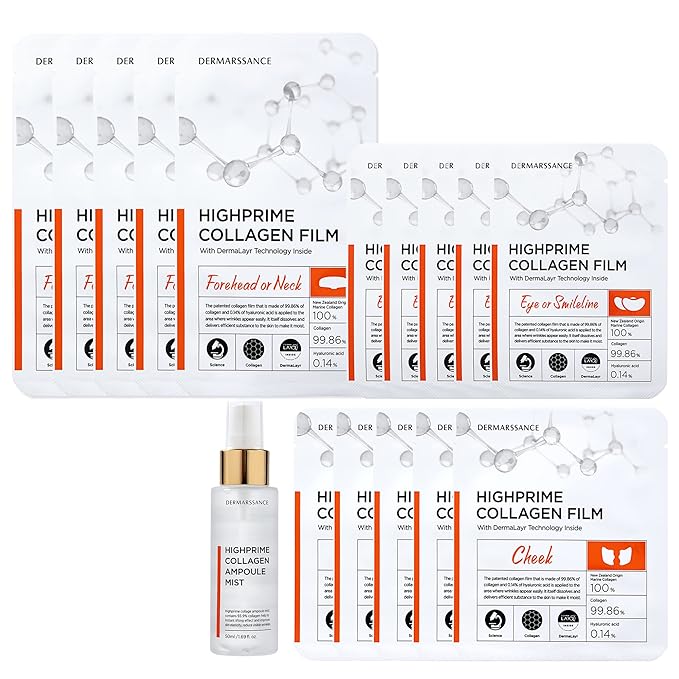 Highprime Collagen Film &amp Mist Kit - Full Set for 5 Sessions