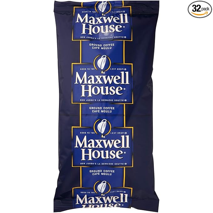 Maxwell House Regular Cafe Roast Coffee (12oz Jars Pack of 32)