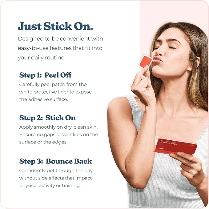 Bounce Back Patches | Vibrants Bio-Frequency Patch for Pain | Refill Pack of 28 Pain Patches