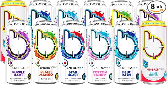 VPX-Bang Energy Drinks Variety Pack 10 Assorted Flavors 16 oz 10 Cans