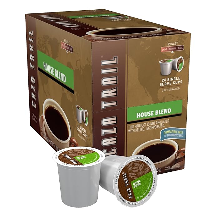 Caza Trail Coffee House Blend 24 Single Serve Cups