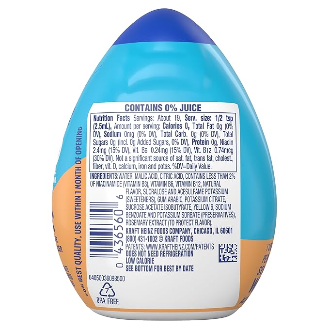 Mio Vitamins Liquid Water Enhancer Orange Vanilla 1.62 OZ. (Pack of 14)