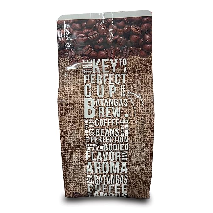 Batangas Brew Kapeng Barako Coffee – Special Blend 300g Premium Ground Liberica Coffee Dark Roast Authentic Filipino Brew Bold &amp Aromatic Flavor