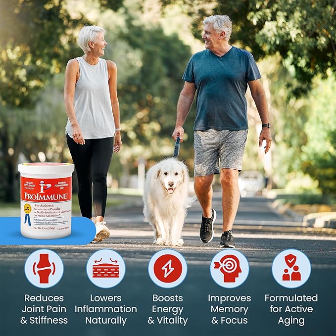 Glutathione Supplement 2 Month Supply of Glutathione Powder Precursor – ProImmune Immune Formulation 200® for Powerful Immune Support - Doctor-Formulated Antioxidant Complex 62 Servings