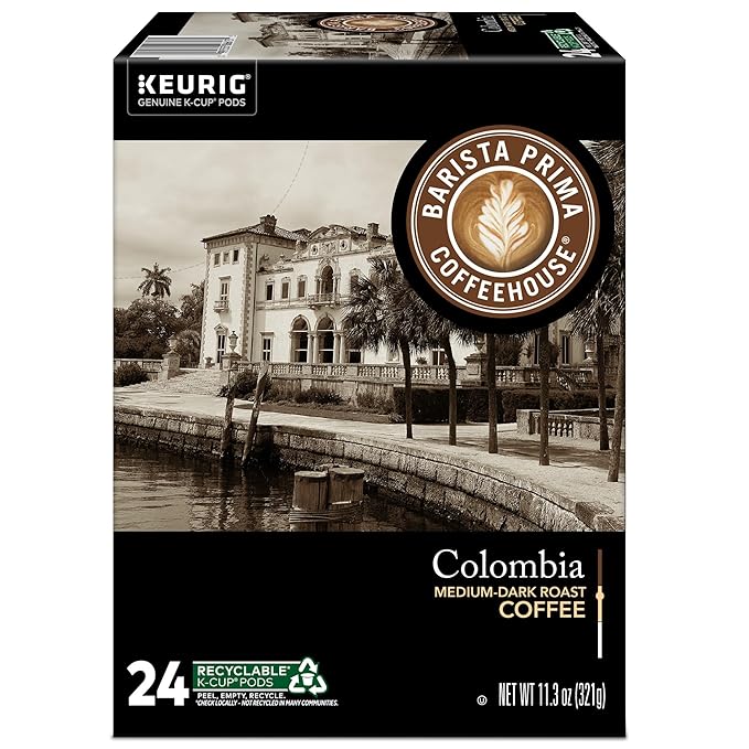 Barista Prima Coffeehouse Colombia Coffee Keurig Single Serve K-Cup Pods 96 Count