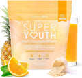 SkinnyFit - Super Youth Collagen for Women - Multi Collagen Peptides Powder - Probiotics Fiber Hyaluronic Acid - Non GMO Gluten Free Sugar Free - Beauty - Orange Pineapple (28 Servings)