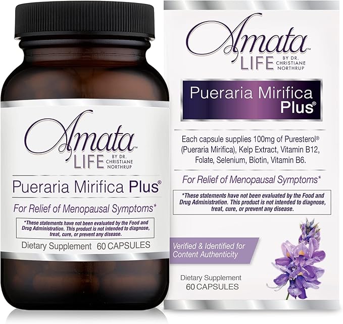 Amata Life by Dr. Christiane Northrup Pueraria Mirifica Plus Capsules 30 Day