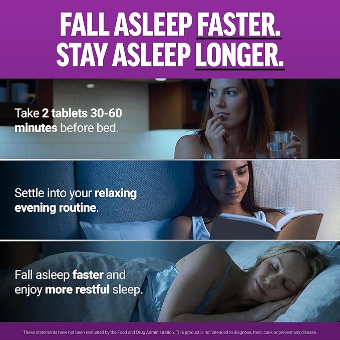 Force Factor Somnapure 3-Pack Sleep Support for Adults for Occasional Sleeplessness with Melatonin &amp Valerian Non-Habit-Forming Sleeping Pills Fall Asleep Faster Wake Up Refreshed 90 Tablets
