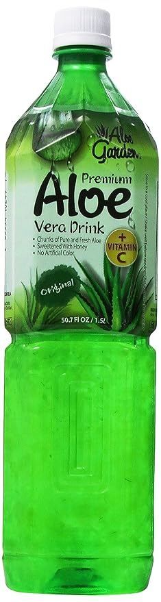 Aloe Garden Aloe Vera Drink Original 50.7 Fluid Ounce (Pack of 12)