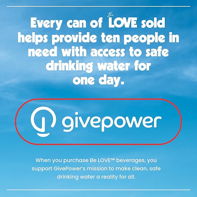 Be LOVE Lightly Flavored Electrolyte Beverage with Magnesium Potassium &amp Sodium - Purified Still Beverage for Daily Hydration Exercise Work &amp Wellness- Zero Sugar Gluten Free (Berry Bliss