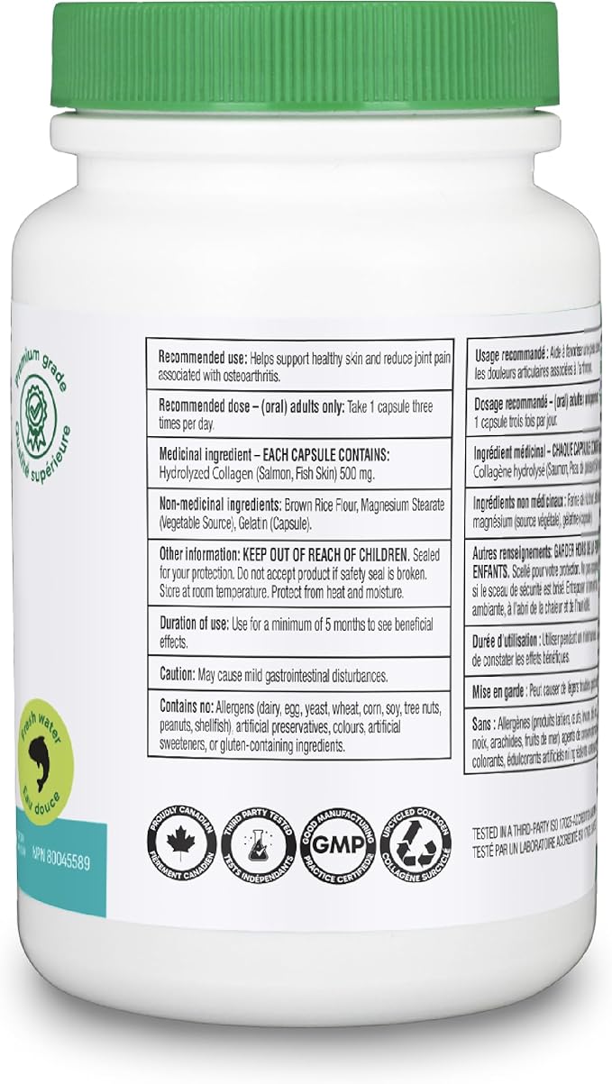 Organika Salmon Collagen 150 mg 90 Count