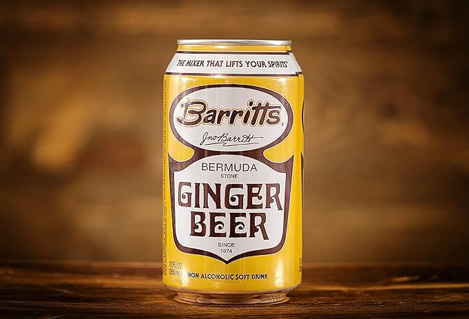 Barritt's Original Ginger Beer Non-Alcoholic Soda Cocktail Mixer 12 fl oz Cans 12 Pack Gluten Free